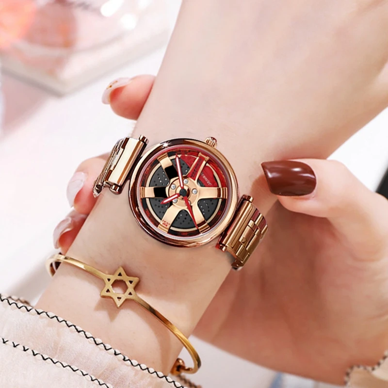 2021 Sport Car Rim Wheel Hub Women Watches 3D Car Wheel Rim Ladies Luxury Watch Waterproof TE37 Quartz Wristwatch Female Watches
2021 Sport Car Rim Wheel Hub Women Watches 3D Car Wheel Rim Ladies Luxury Watch Waterproof TE37 Quartz Wristwatch Female Watches