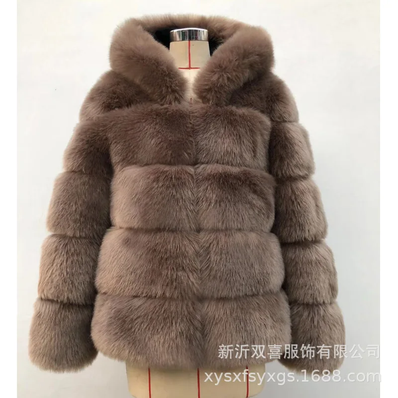 Wepbel Women's Jackets Mid-Length Fur Coat Hoodies Fake Fur Coat Autumn and Winter Fur Coats Artificial Fur Stitching Hooded
Wepbel Women's Jackets Mid-Length Fur Coat Hoodies Fake Fur Coat Autumn and Winter Fur Coats Artificial Fur Stitching Hooded
