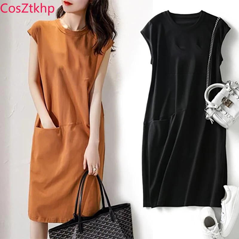 Women's dresses for women New Summer dress Women Classic Stripe Dresses U-Neck Comfortable KneeLength Simple Black White robe
Women's dresses for women New Summer dress Women Classic Stripe Dresses U-Neck Comfortable KneeLength Simple Black White robe
