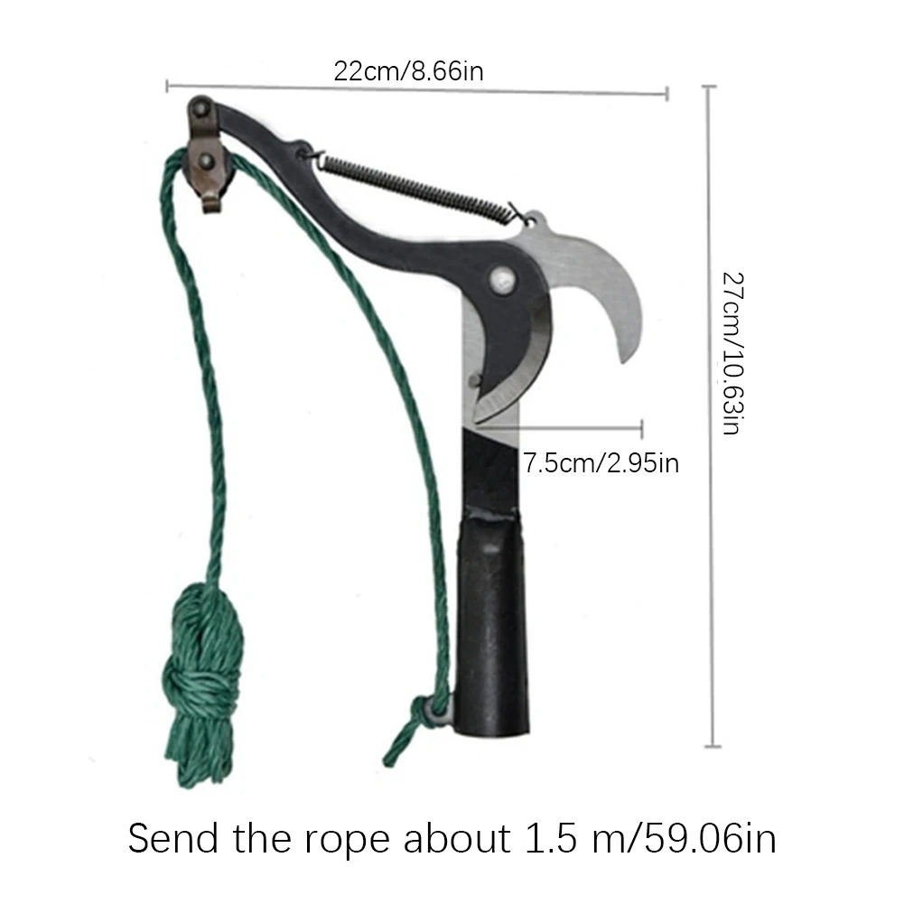 Tree Pruning Shear Grafting Fruit Picker Gardening Trimmer Pruner Tree Tool High-Altitude Extension Branch Scissors For Orchards
Tree Pruning Shear Grafting Fruit Picker Gardening Trimmer Pruner Tree Tool High-Altitude Extension Branch Scissors For Orchards