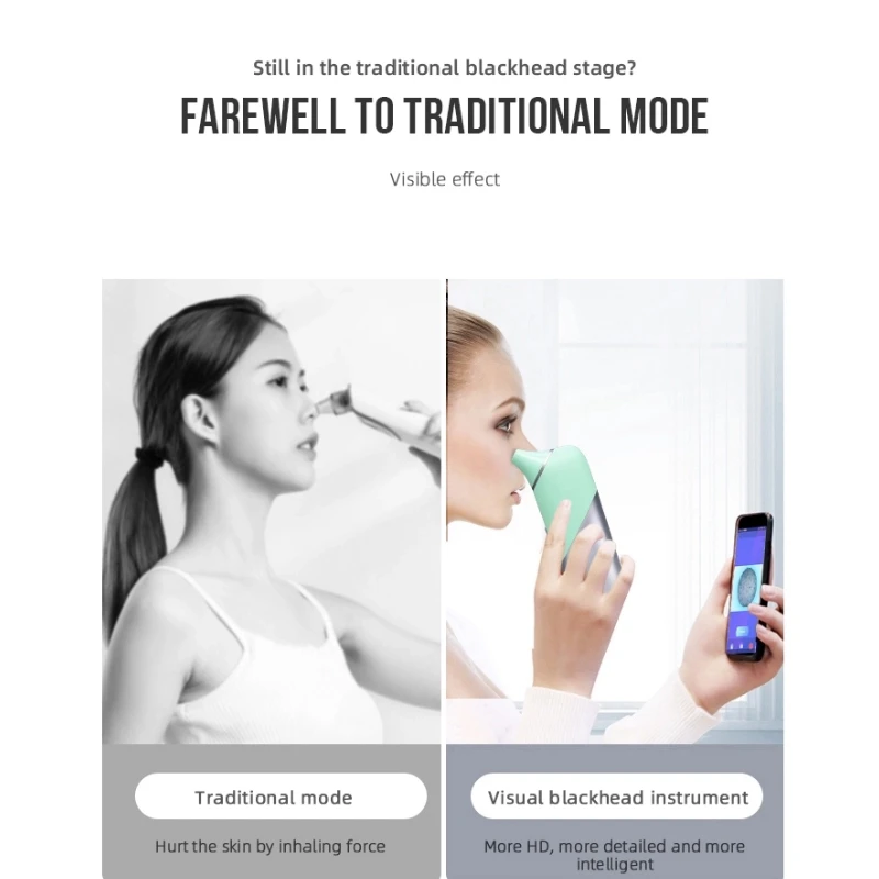 AI Smart Skin Detection 20 Times Macro Visible Electric Blackhead Acne Suction Device Pore Cleaning Exporter
AI Smart Skin Detection 20 Times Macro Visible Electric Blackhead Acne Suction Device Pore Cleaning Exporter