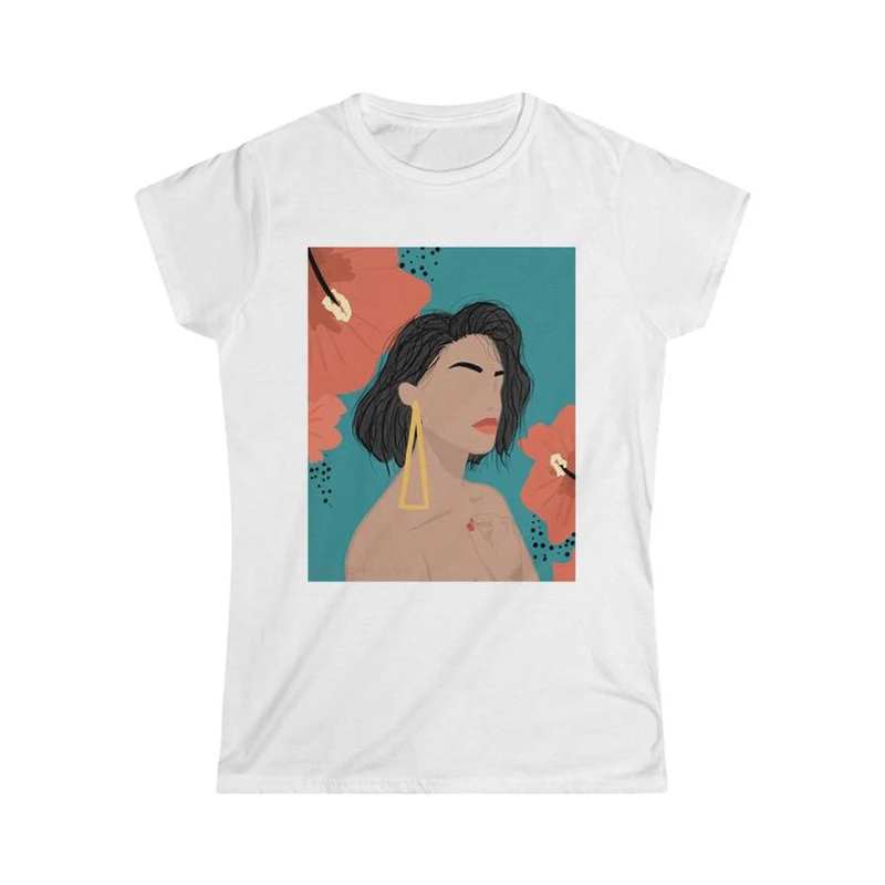 Flowers Fashion Girl Abstract Tshirt Stylish White Cotton Aesthetic Oversized T Shirts Female Casual Hipster Tumblr Graphic Tee
Flowers Fashion Girl Abstract Tshirt Stylish White Cotton Aesthetic Oversized T Shirts Female Casual Hipster Tumblr Graphic Tee
