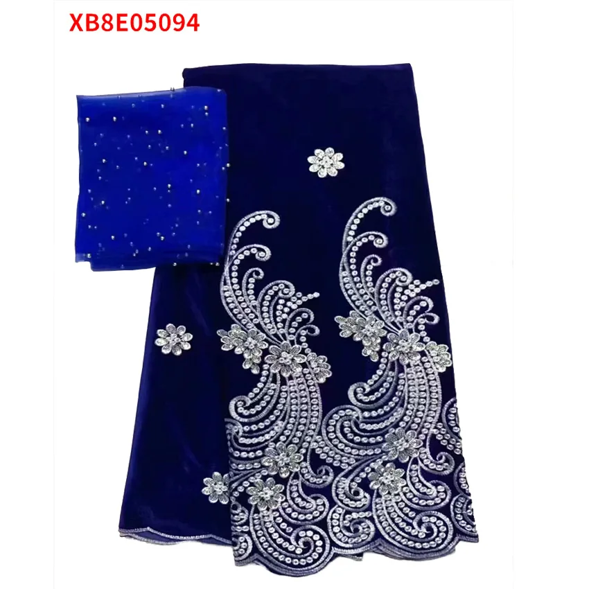 2021 Dark Blue african sequin velvet lace fabric Embroidery With Sequins Laces Mesh Fabrics XB80905
2021 Dark Blue african sequin velvet lace fabric Embroidery With Sequins Laces Mesh Fabrics XB80905
