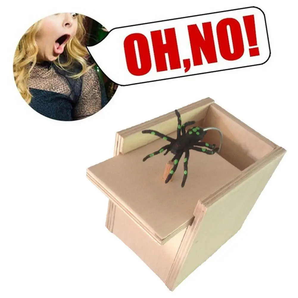 April Fool's Day gift Wooden Prank Trick Practical Funny Kids Mouse Toy Gag Box Gift Spider Joke Office Home Scare U7K8
April Fool's Day gift Wooden Prank Trick Practical Funny Kids Mouse Toy Gag Box Gift Spider Joke Office Home Scare U7K8