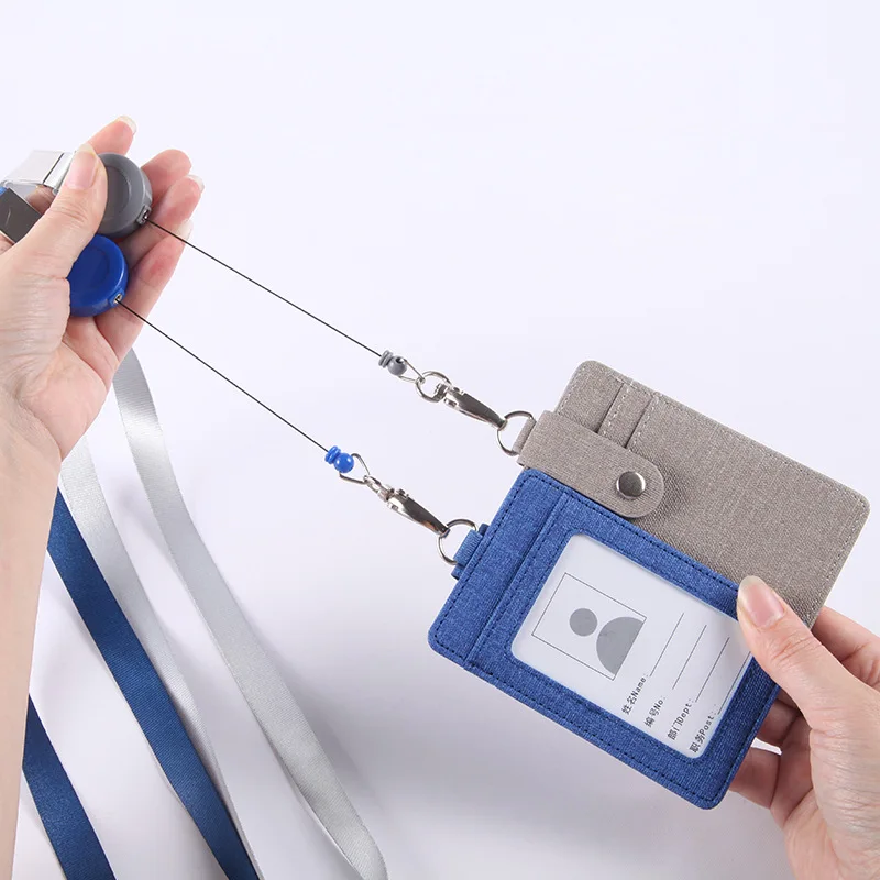 Work ID Card Holder Badge Card Holder Retractable Lanyard Pass Case for Cards Office Accessories for Exhibition
Work ID Card Holder Badge Card Holder Retractable Lanyard Pass Case for Cards Office Accessories for Exhibition
