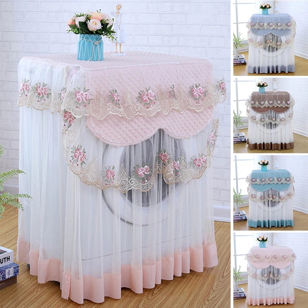 4 colors 60*60*85cm Lace Dust proof Protector Floral style Home Decor Washing Machine Cover Washable Decoration
4 colors 60*60*85cm Lace Dust proof Protector Floral style Home Decor Washing Machine Cover Washable Decoration