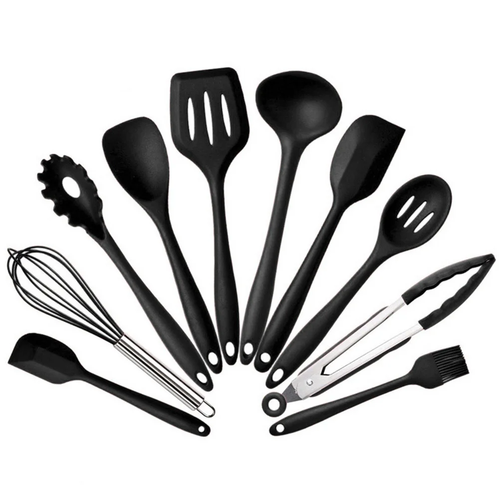 Food Grade Wooden Handle Non-Stick Pot Silicone Kit Gadget Spatula Tongs Soup Ladle Cooking Utensils Kitchen Supplies
Food Grade Wooden Handle Non-Stick Pot Silicone Kit Gadget Spatula Tongs Soup Ladle Cooking Utensils Kitchen Supplies