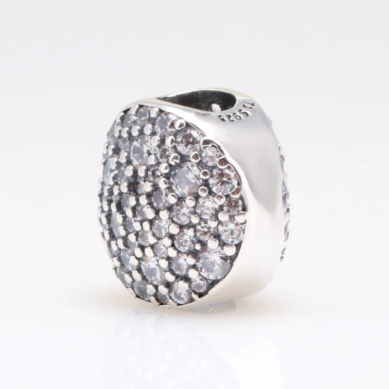 Lorena Authentic S925 sterling silver Fully inlaid curved surface full of zircon beads Fit Original Charms Bracelet Necklace
Lorena Authentic S925 sterling silver Fully inlaid curved surface full of zircon beads Fit Original Charms Bracelet Necklace