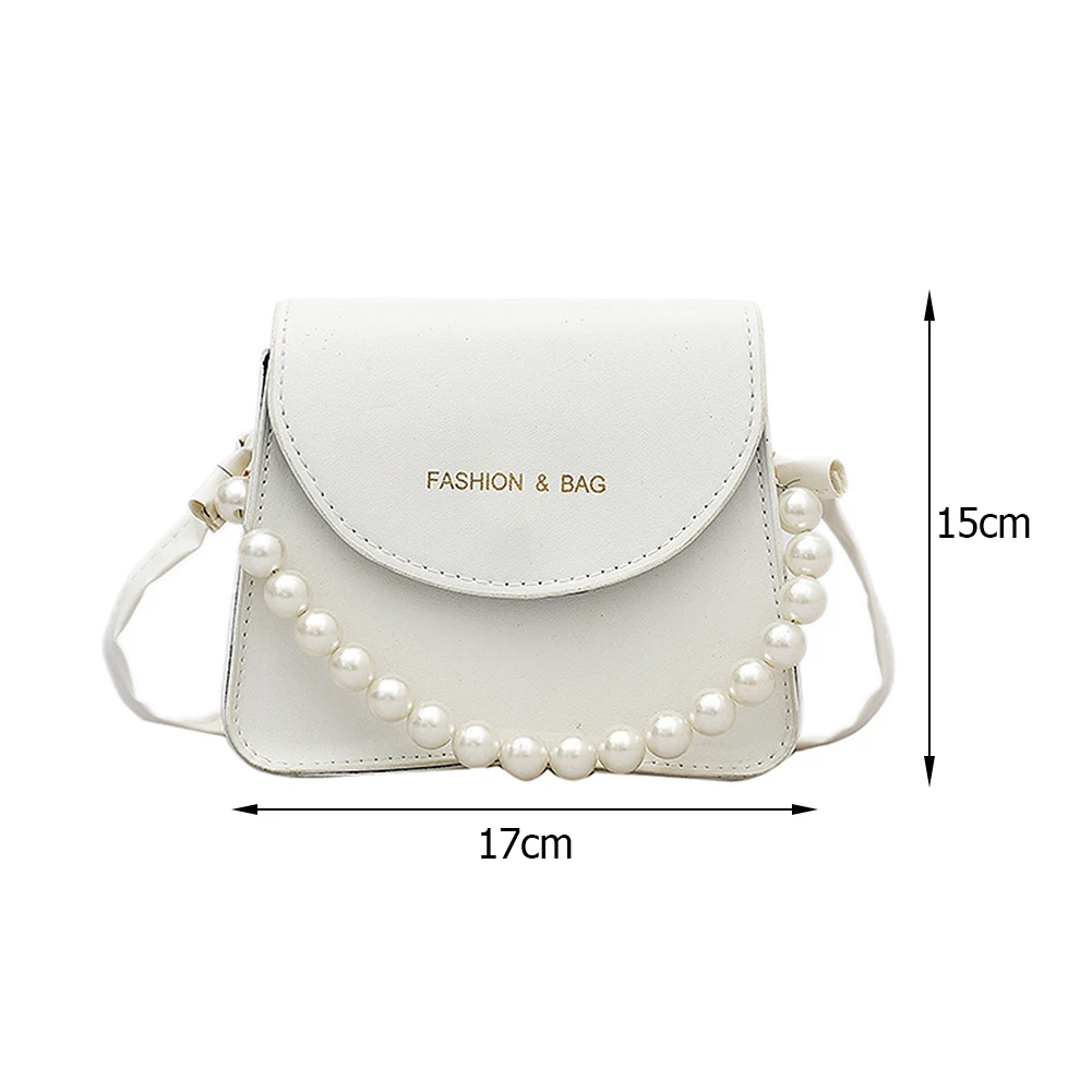 Fashion Women PU Leather Shoulder Crossbody Messenger Bag Casual Ladies Pearl Chain Pure Color Mini Flap Handbag Purse
Fashion Women PU Leather Shoulder Crossbody Messenger Bag Casual Ladies Pearl Chain Pure Color Mini Flap Handbag Purse
