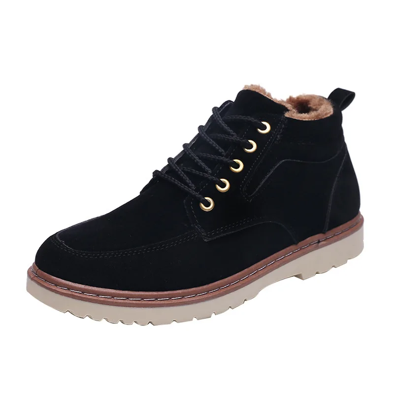 Men's plus velvet plus cotton boots autumn and winter new casual men's shoes to keep warm trend cotton shoes England high sdf
Men's plus velvet plus cotton boots autumn and winter new casual men's shoes to keep warm trend cotton shoes England high sdf