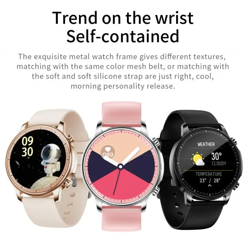 V23 Round Smart Watch For Sleep Monitoring Sedentary Reminde Calorie Calculation Waterproof Screen Touch Intelligent Watch
V23 Round Smart Watch For Sleep Monitoring Sedentary Reminde Calorie Calculation Waterproof Screen Touch Intelligent Watch
