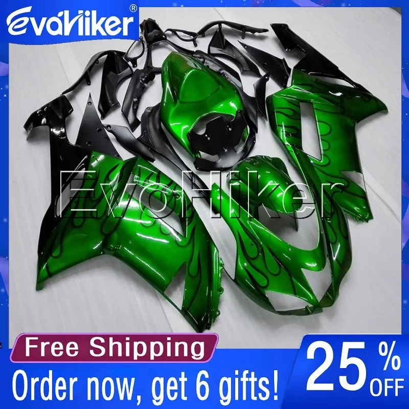 Custom motorcycle fairing for ZX-6R 2007-2008 ZX6R 07 08 motorcycle bodywork kit green+gifts
Custom motorcycle fairing for ZX-6R 2007-2008 ZX6R 07 08 motorcycle bodywork kit green+gifts