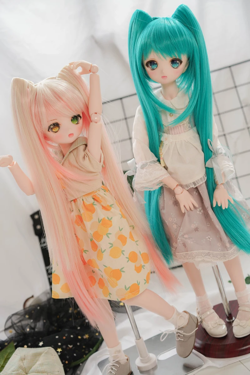 Free shipping 1/3BJD/DD/MDD/SD wig pink cat ears cute double ponytail 3 points long hair heat-resistant silk
Free shipping 1/3BJD/DD/MDD/SD wig pink cat ears cute double ponytail 3 points long hair heat-resistant silk