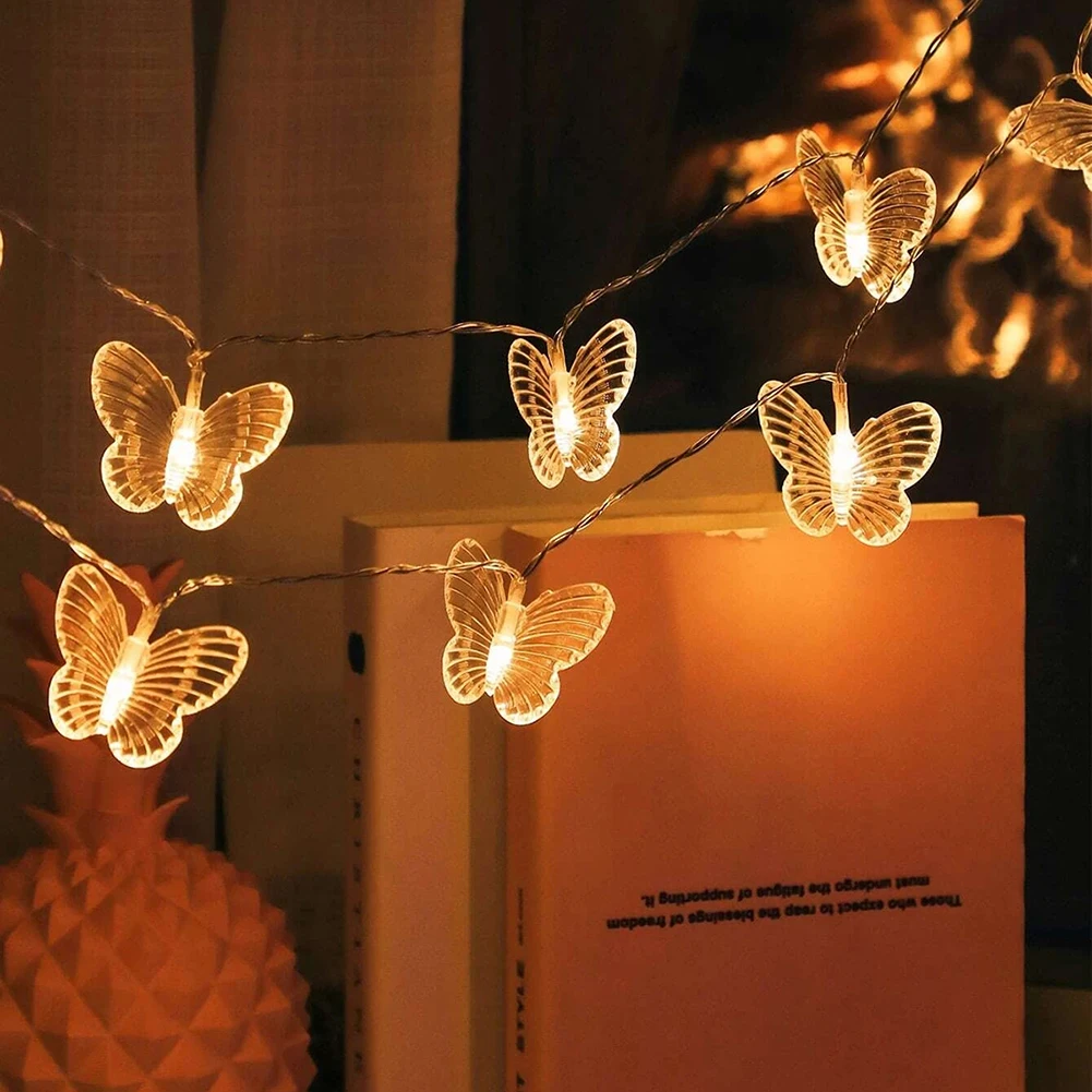 20 LED String Light Battery Operated Butterfly Party Garland Fairy Lamp Christmas Garland Party Patio Window Decor Fairy Lights
20 LED String Light Battery Operated Butterfly Party Garland Fairy Lamp Christmas Garland Party Patio Window Decor Fairy Lights