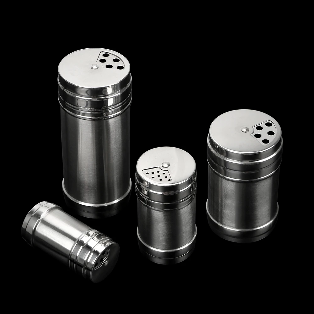 Pepper Cumin Powder Salt Toothpick Jar Spice Jar Stainless Steel Barbecue Cruet Multifunction Rotating Cover
Pepper Cumin Powder Salt Toothpick Jar Spice Jar Stainless Steel Barbecue Cruet Multifunction Rotating Cover