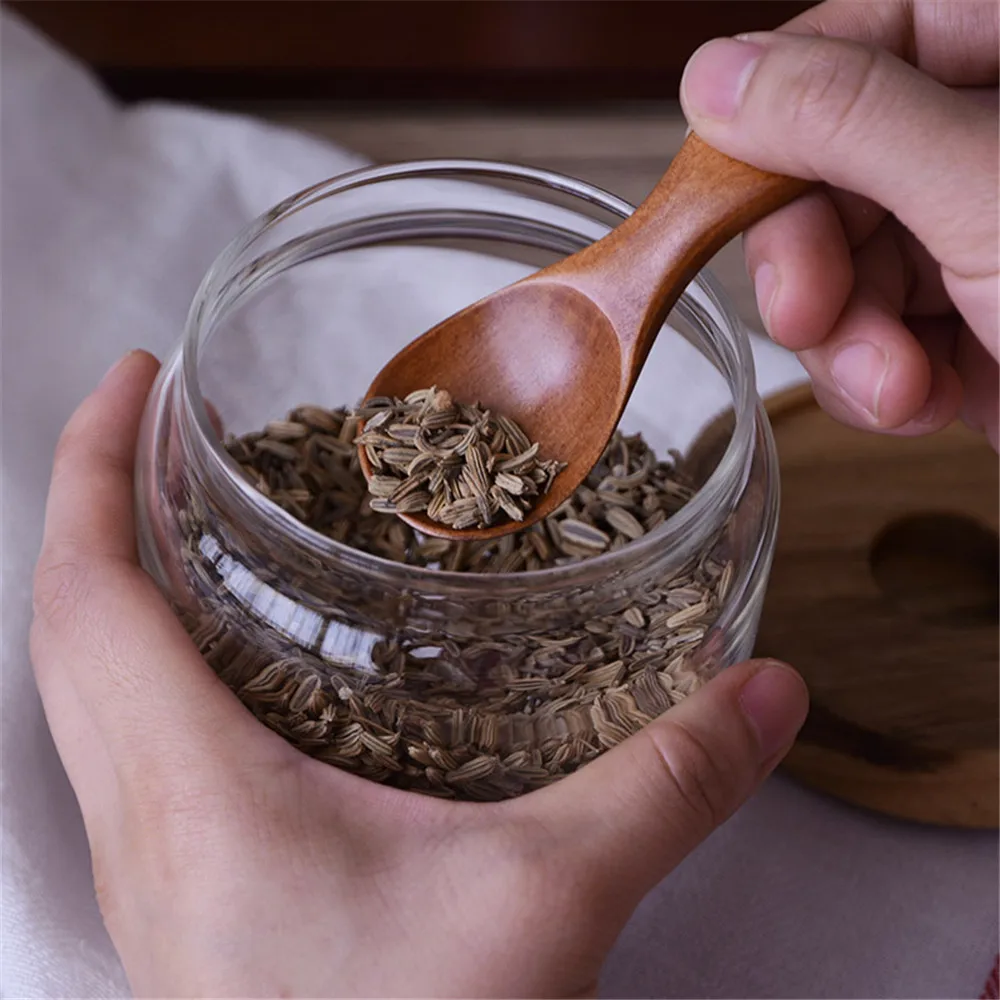 1PC Mini Wood Condiment Scoop Flatware Coffee Tea Small Sugar Spoon Salt Kitchen Accessories
1PC Mini Wood Condiment Scoop Flatware Coffee Tea Small Sugar Spoon Salt Kitchen Accessories