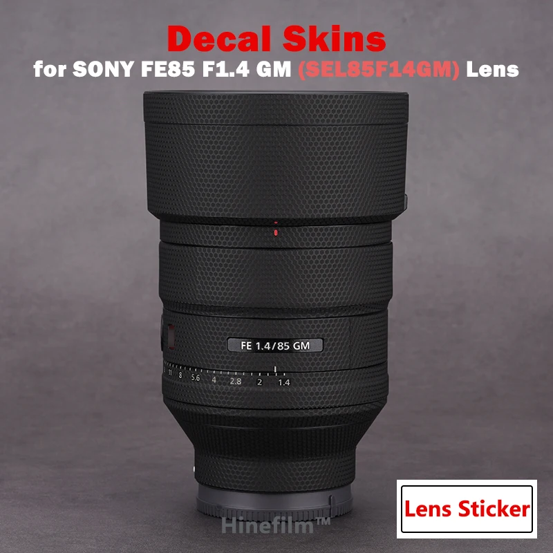 

85 1.4 GM / SEL85F14GM Lens Sticker Vinyl Decal Skin for Sony FE 85mm F1.4 GM Lens Decal Protector Anti-scratch Cover Film