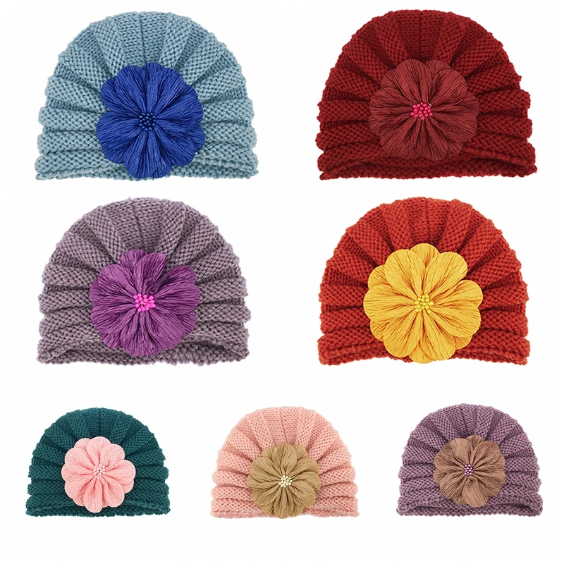 Toddler Cute Artificial Flower Knitting Hats Fashion Crochet Striped Warm Caps Baby Headwear Hair Accessories Photography Props
Toddler Cute Artificial Flower Knitting Hats Fashion Crochet Striped Warm Caps Baby Headwear Hair Accessories Photography Props