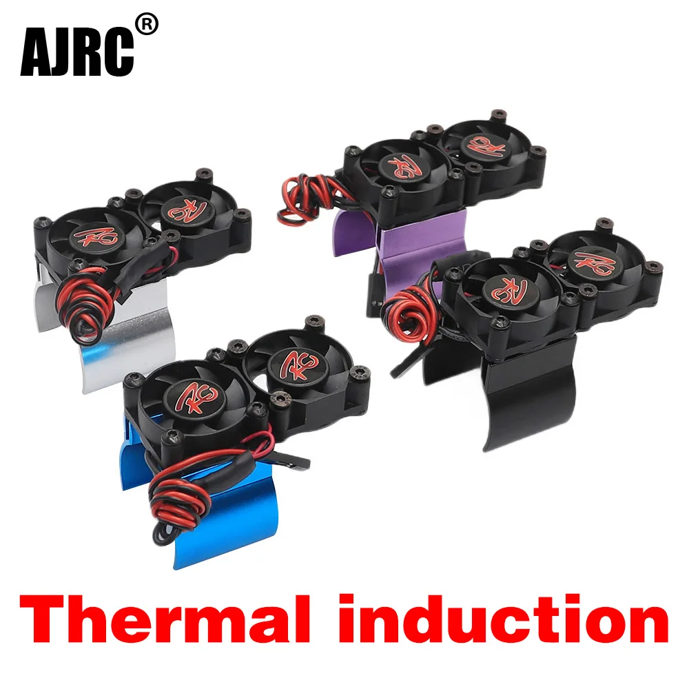 Rc Parts Motor Radiator For 1:10 Hsp Trx-4 Trx-6 Scx10 Rc 540 550 36mm Size Motor Radiator Thermal Induction Dual Cooling Fan
Rc Parts Motor Radiator For 1:10 Hsp Trx-4 Trx-6 Scx10 Rc 540 550 36mm Size Motor Radiator Thermal Induction Dual Cooling Fan