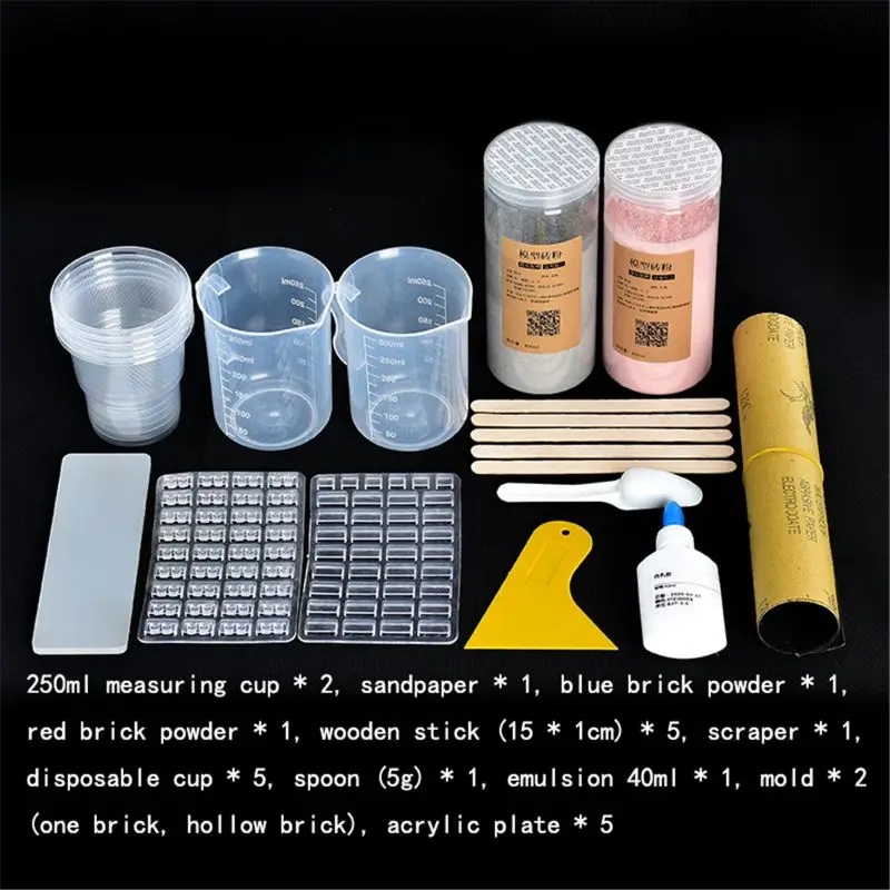 1/16 Miniature Simulation Brick DIY Kit Sand Table Diorama Landscape Scenery High Quality
1/16 Miniature Simulation Brick DIY Kit Sand Table Diorama Landscape Scenery High Quality