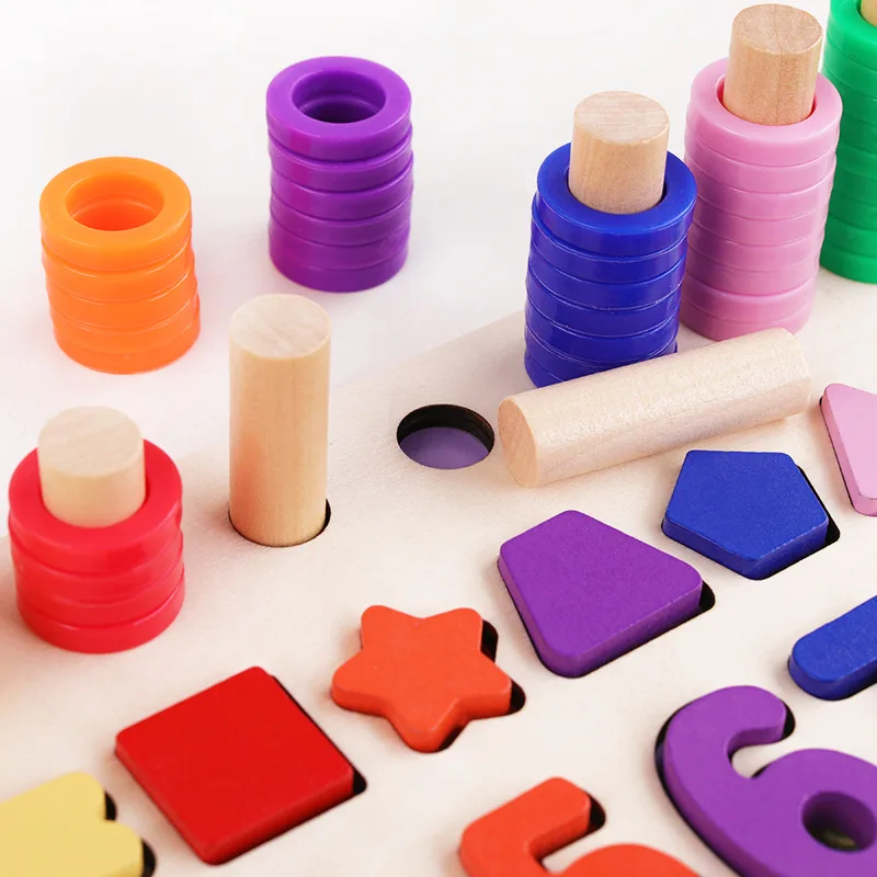 Kids Montessori Educational Toys Baby Toddler Wood Math Shape Matching Puzzle Busyboard Geometric Building Blocks Teaching Aids
Kids Montessori Educational Toys Baby Toddler Wood Math Shape Matching Puzzle Busyboard Geometric Building Blocks Teaching Aids