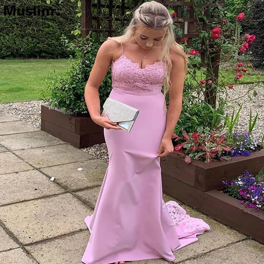 Mermaid Pink Prom Dress With Lace Spaghetti Straps Satin Plus Size Evening Dresses 2021 Backless Lace Train Formal Party Gowns
Mermaid Pink Prom Dress With Lace Spaghetti Straps Satin Plus Size Evening Dresses 2021 Backless Lace Train Formal Party Gowns