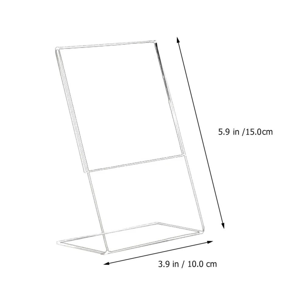 3Pcs Acrylic Sign Holders Acrylic Display Stand Menu Ad Frame Flyer Holder 
3Pcs Acrylic Sign Holders Acrylic Display Stand Menu Ad Frame Flyer Holder