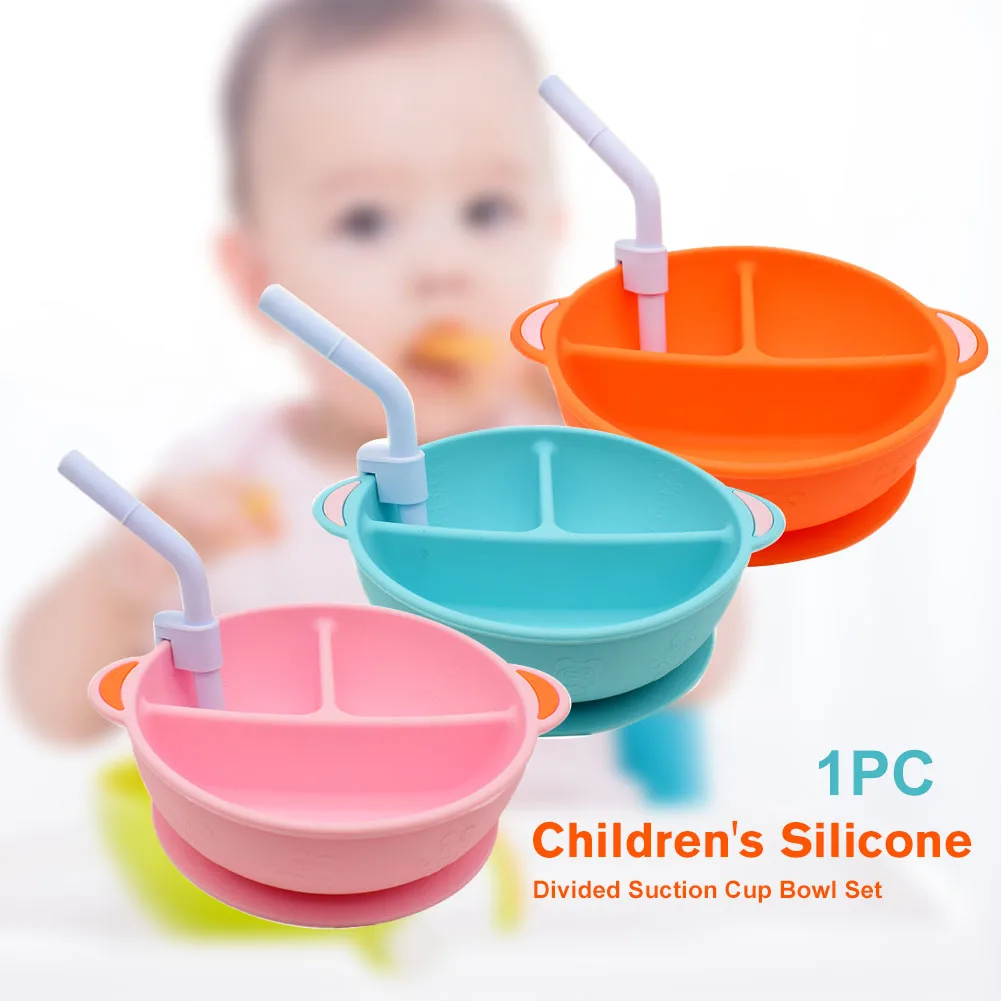 Toddler Non Slip Suction Dinner Plate Safe Training Feeding Soft Silicone 3 Compartments Cute Panda Baby Bowl Food Dish Portable
Toddler Non Slip Suction Dinner Plate Safe Training Feeding Soft Silicone 3 Compartments Cute Panda Baby Bowl Food Dish Portable