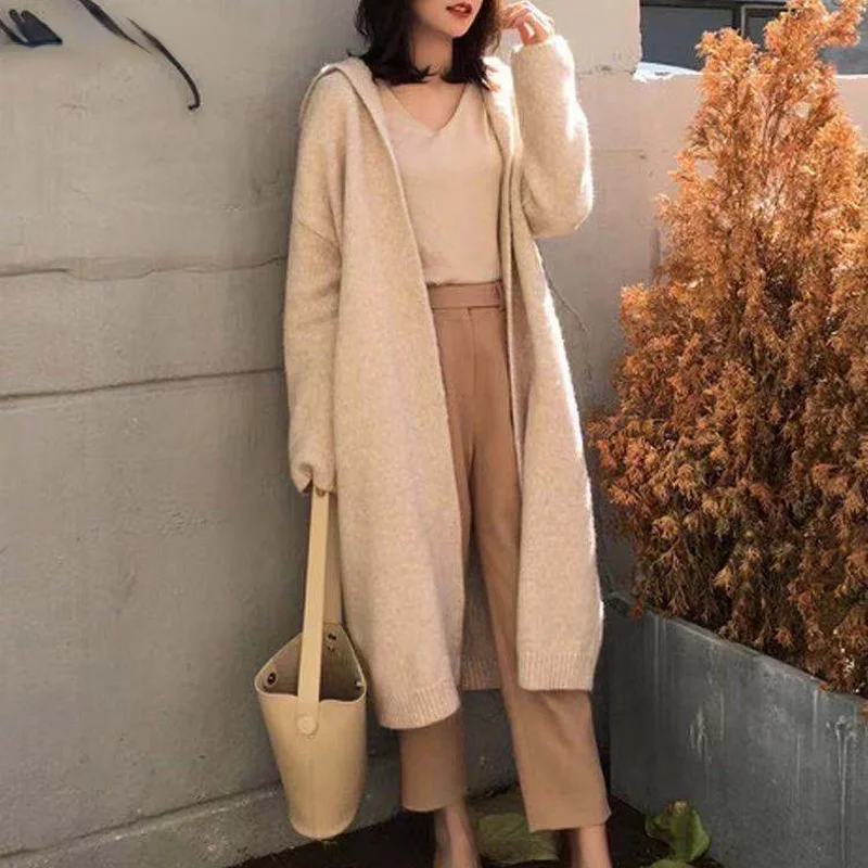 Open Stitch Knitwear 2021 Autumn Winter Long Women Sweater Loose Hoodies Women Cardigans
Open Stitch Knitwear 2021 Autumn Winter Long Women Sweater Loose Hoodies Women Cardigans