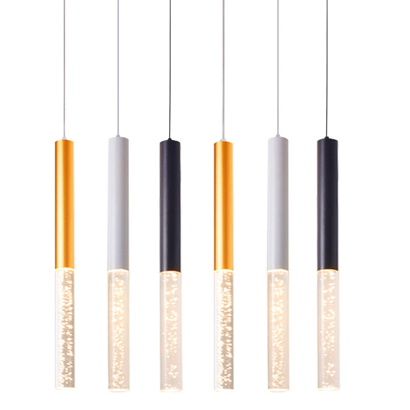 Long Tube Lamps LED Pendant Lights Modern Cylinder Hanging Lamp Ceiling Home Decoration Kitchen Table Dining Indoor Lighting
Long Tube Lamps LED Pendant Lights Modern Cylinder Hanging Lamp Ceiling Home Decoration Kitchen Table Dining Indoor Lighting