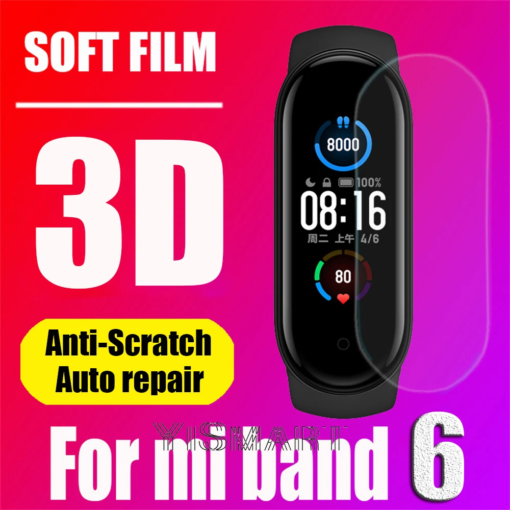 Защитная пленка для Mi Band 6 5, Защита экрана для Xiaomi Mi Band 6 NFC, умный Браслет, мягкая Гидрогелевая пленка из ТПУ
Защитная пленка для Mi Band 6 5, Защита экрана для Xiaomi Mi Band 6 NFC, умный Браслет, мягкая Гидрогелевая пленка из ТПУ
