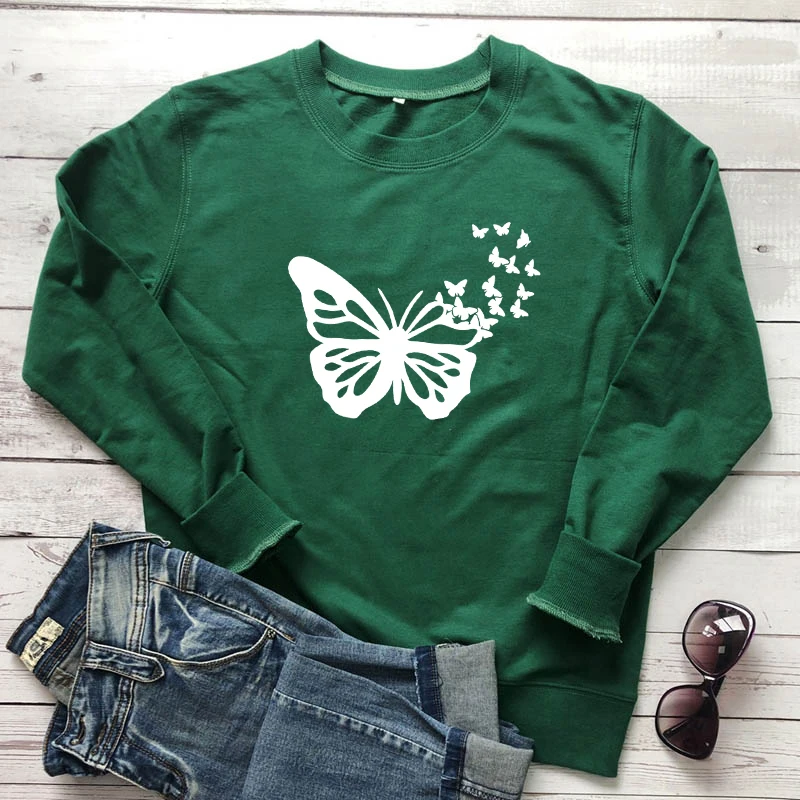 Многослойный свитшот с бабочками в винтажном стиле; Boho Free Spirit; Свитшоты; Эстетичный осенний женский джемпер с длинными рукавами; Пуловеры с ...
Многослойный свитшот с бабочками в винтажном стиле; Boho Free Spirit; Свитшоты; Эстетичный осенний женский джемпер с длинными рукавами; Пуловеры с ...