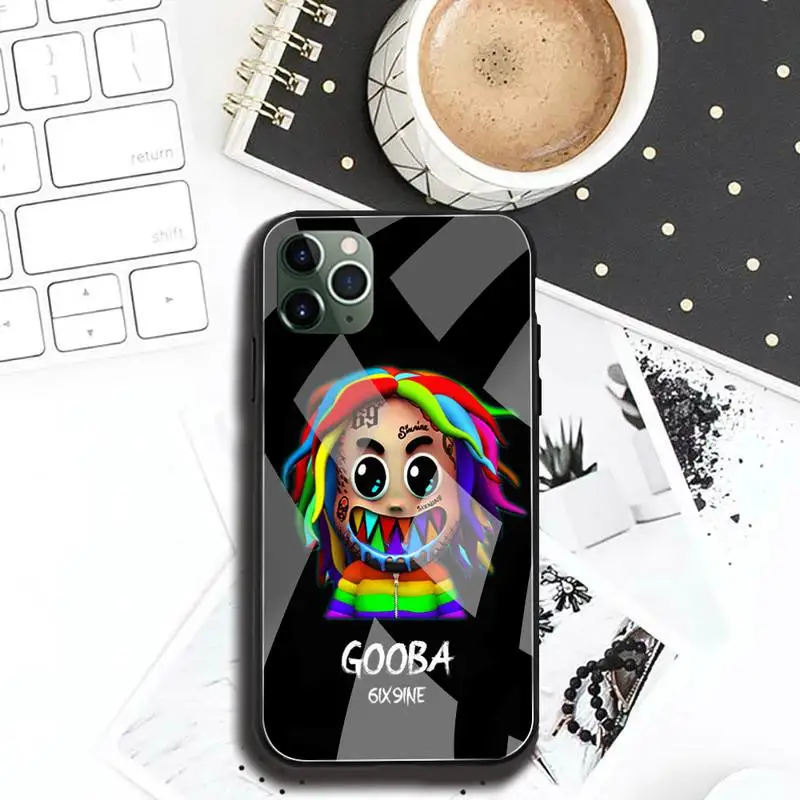 Чехол Rapper 6ix9ine для телефона с закаленным стеклом iPhone 11 Pro XR XS MAX 8X7 6S 6 Plus SE 2020 |