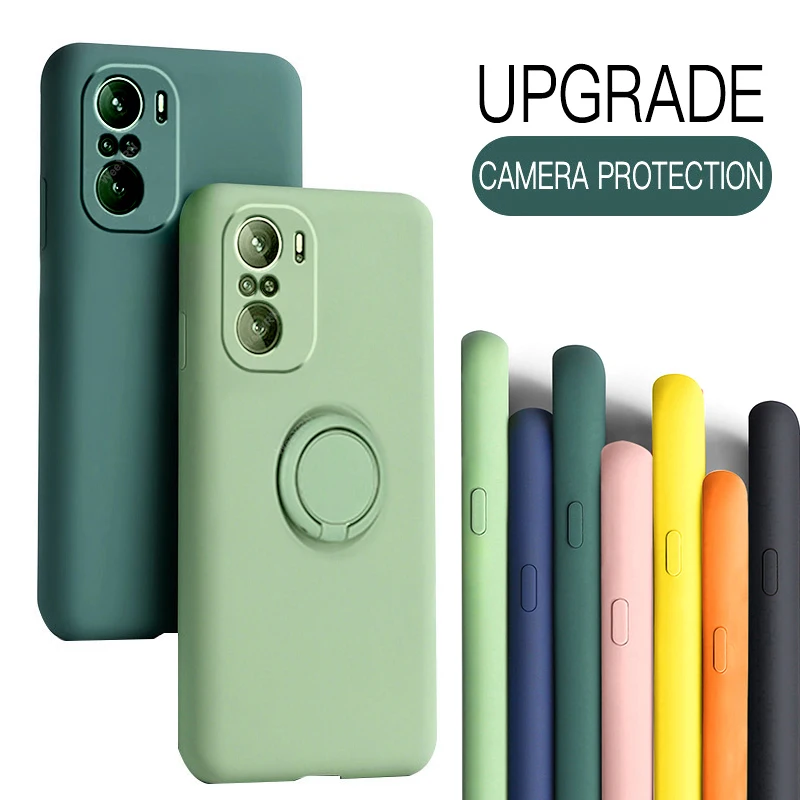 For xiaomi Poco X3 GT F3 Case Liquid Silicone Ring Holder Camera Protector Cover For Xiaomi Poco X3 Pro Poco X3 NFC Poco M3 Case
For xiaomi Poco X3 GT F3 Case Liquid Silicone Ring Holder Camera Protector Cover For Xiaomi Poco X3 Pro Poco X3 NFC Poco M3 Case