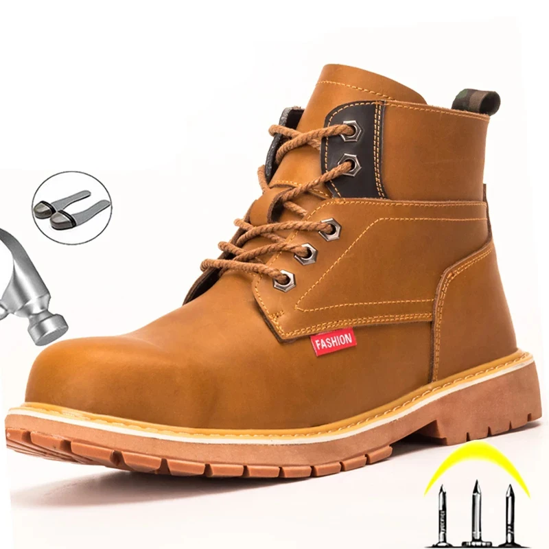 Men's Boots Winter Shoes Genuine Leather Shoes Safety Boots Indestructible Work Shoes For Martin Boots Men Safety Shoes Footwear
Men's Boots Winter Shoes Genuine Leather Shoes Safety Boots Indestructible Work Shoes For Martin Boots Men Safety Shoes Footwear