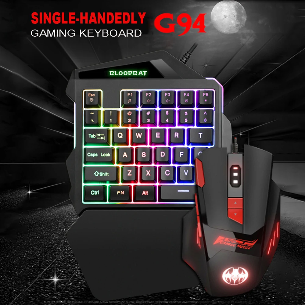SAMTIAN Portable Mouse And Keyboard Set Wired Mini Backlight Keyboard Mouse Gaming Keyboard Mouse For PC Laptop Playing Game
SAMTIAN Portable Mouse And Keyboard Set Wired Mini Backlight Keyboard Mouse Gaming Keyboard Mouse For PC Laptop Playing Game