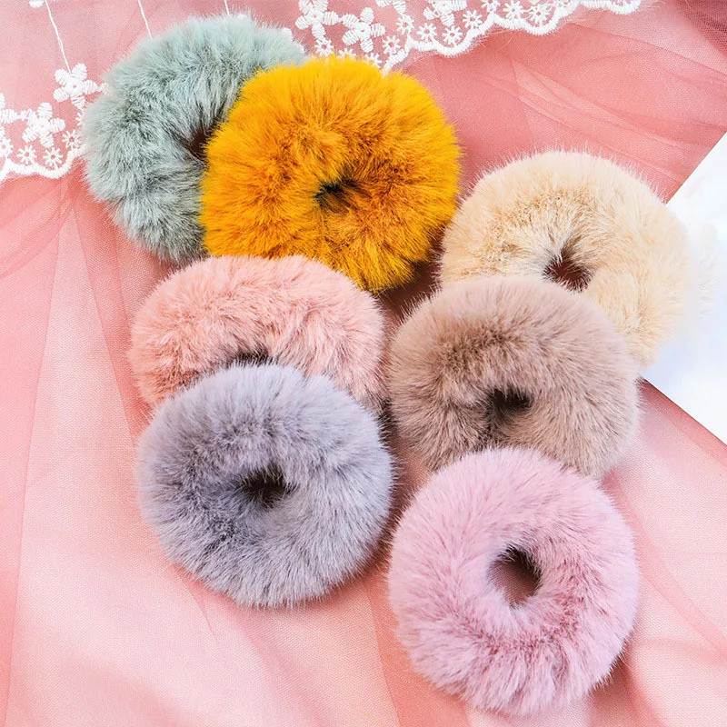 2021 New Fake Fur Hair Rope Cute Scrunchies Women Girls Elastic Hair Bands Gum Kids Ponytail Holder Hair Accessories Headwear
2021 New Fake Fur Hair Rope Cute Scrunchies Women Girls Elastic Hair Bands Gum Kids Ponytail Holder Hair Accessories Headwear