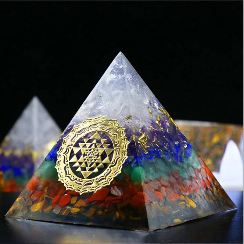 2PCS 7 Chakra Pyramid Model Home Decor Colorful Crystal Stone Resin Pyramid Meditation Healing Energy Stone Prevent Radiation
2PCS 7 Chakra Pyramid Model Home Decor Colorful Crystal Stone Resin Pyramid Meditation Healing Energy Stone Prevent Radiation