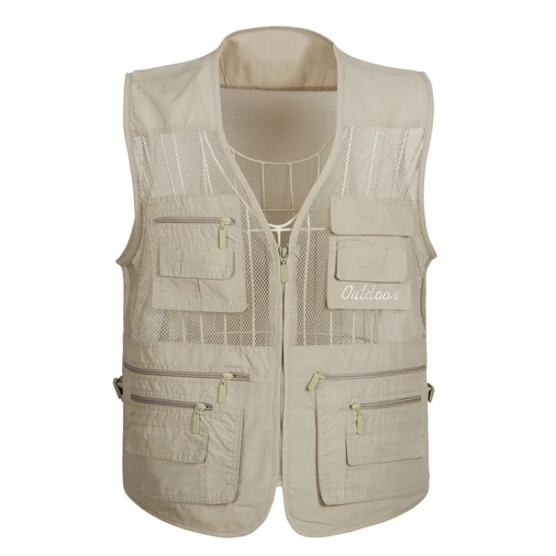 Men's Summer Lightweight Waistcoat Vests Male Multi-pocket Mesh Hiking Fishing Vest For Man Sleeveless Jackets Outdoor Clothing
Men's Summer Lightweight Waistcoat Vests Male Multi-pocket Mesh Hiking Fishing Vest For Man Sleeveless Jackets Outdoor Clothing