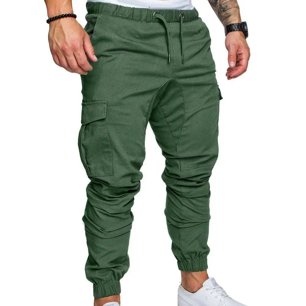 Men Pants Casual Solid Color Pockets Waist Drawstring Ankle Tied Skinny Cargo Pants MenClothing Streetwear Pants
Men Pants Casual Solid Color Pockets Waist Drawstring Ankle Tied Skinny Cargo Pants MenClothing Streetwear Pants