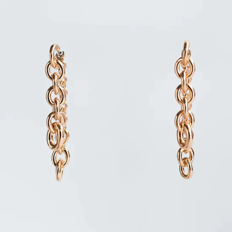 New Long Tassel Metal Chain Earrings for Women Creative Personality Punk Jewelry Designer Geometry Accessories Woman's Gift
New Long Tassel Metal Chain Earrings for Women Creative Personality Punk Jewelry Designer Geometry Accessories Woman's Gift