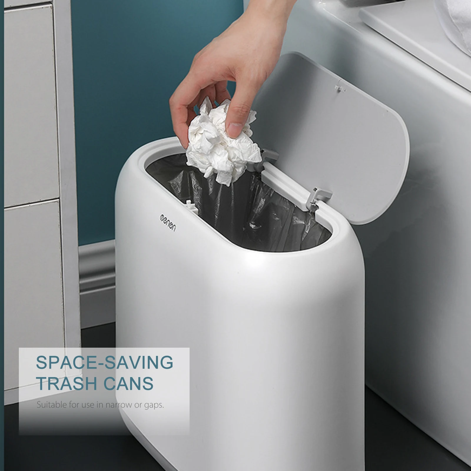10L Trash Cans with Odor Control System Press Top Lid Trash Bin Garbage Classification Garbage Can for Home Kitchen Office 
10L Trash Cans with Odor Control System Press Top Lid Trash Bin Garbage Classification Garbage Can for Home Kitchen Office