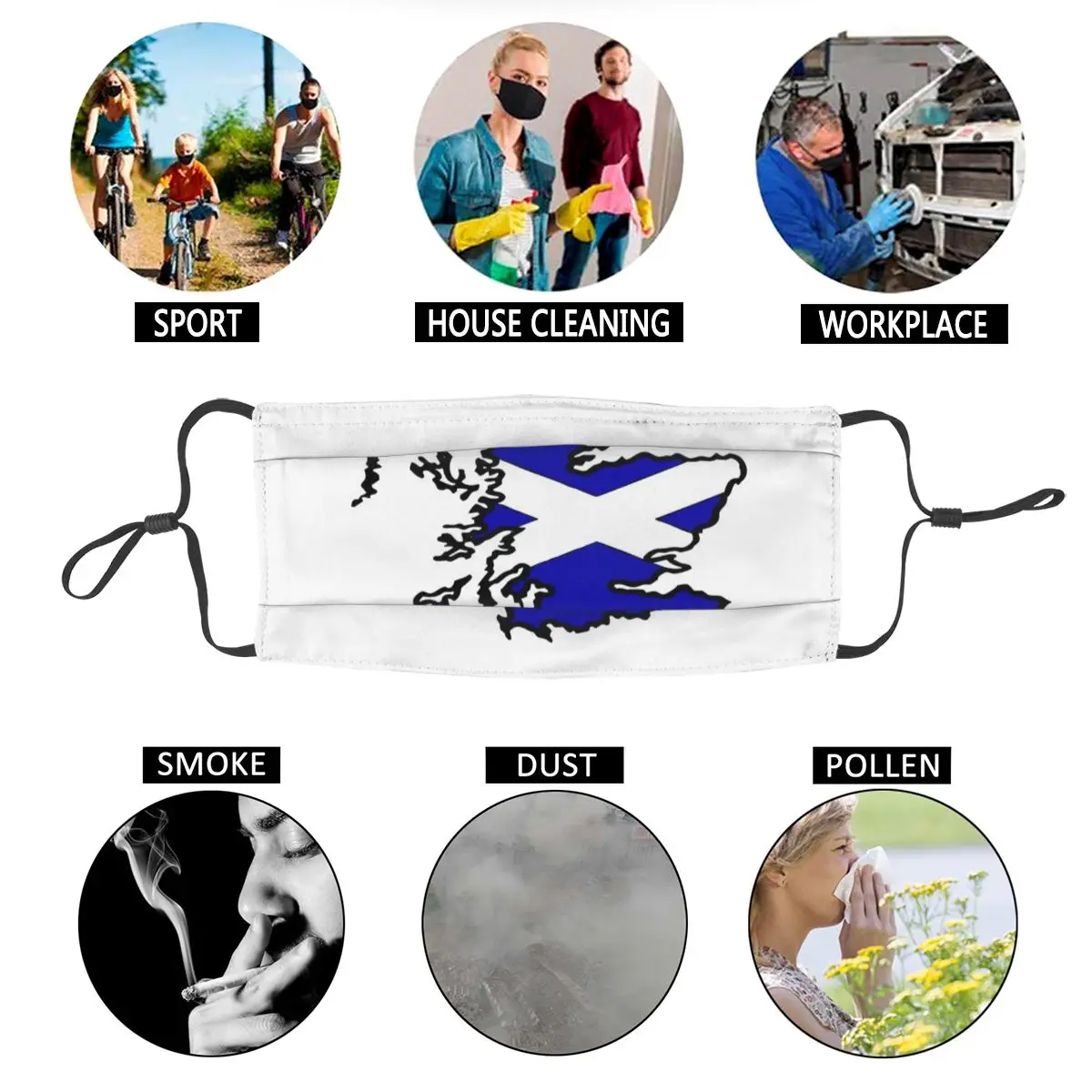 Saltire Non-Disposable Face Mask Map Anti Dust Mask Protection Mask Respirator Mouth Muffle
Saltire Non-Disposable Face Mask Map Anti Dust Mask Protection Mask Respirator Mouth Muffle