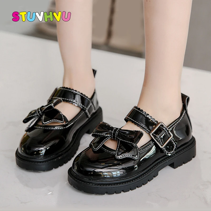 Black Leather Shoes for Girls Children School Shoes Soft Bottom Spring and Autumn New Princess Bow Little Girls Shoes Kids Flats
Black Leather Shoes for Girls Children School Shoes Soft Bottom Spring and Autumn New Princess Bow Little Girls Shoes Kids Flats
