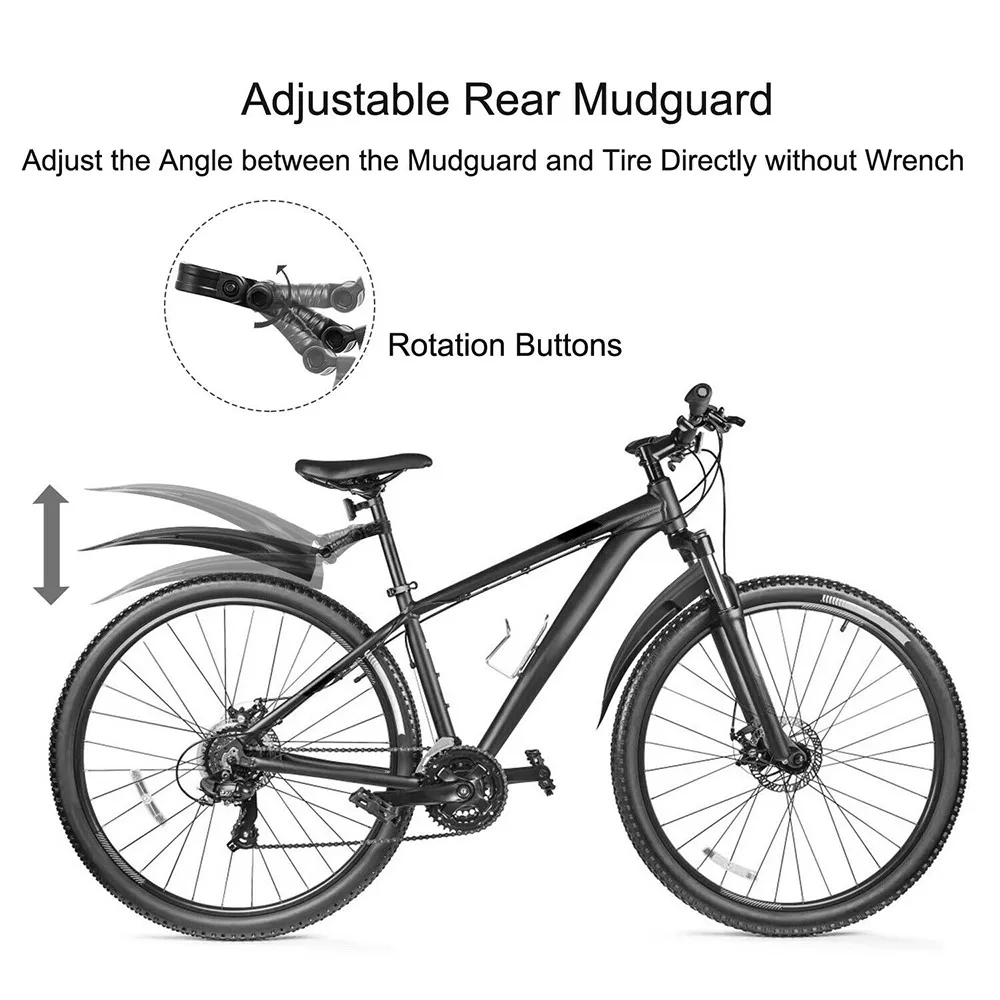 2 Pcs Bicycle Mudguard Mountain Bike Fenders Set Mudguards Bicycle Mudguard Wings For Bicycle Front And Rear Fenders 2018
2 Pcs Bicycle Mudguard Mountain Bike Fenders Set Mudguards Bicycle Mudguard Wings For Bicycle Front And Rear Fenders 2018