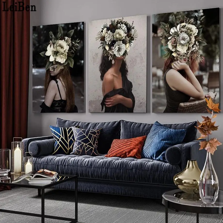 Modern Fashion Sexy Flower Dress Girl Poster Nordic Landscape Wall Art Canvas Painting Interior Prints for Living Room Decor
Modern Fashion Sexy Flower Dress Girl Poster Nordic Landscape Wall Art Canvas Painting Interior Prints for Living Room Decor