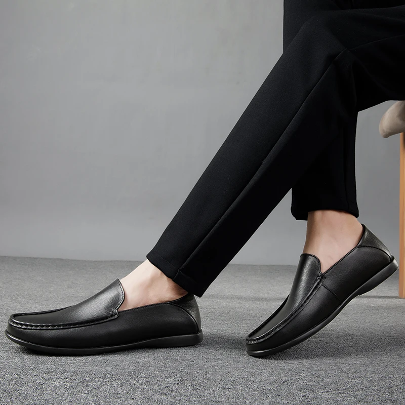 Casual Leather Man Shoe Casual Fashion Shoes Zapatos Casuales Para Hombre Cuero Sports Men's Sneakers Leather For Men Black
Casual Leather Man Shoe Casual Fashion Shoes Zapatos Casuales Para Hombre Cuero Sports Men's Sneakers Leather For Men Black