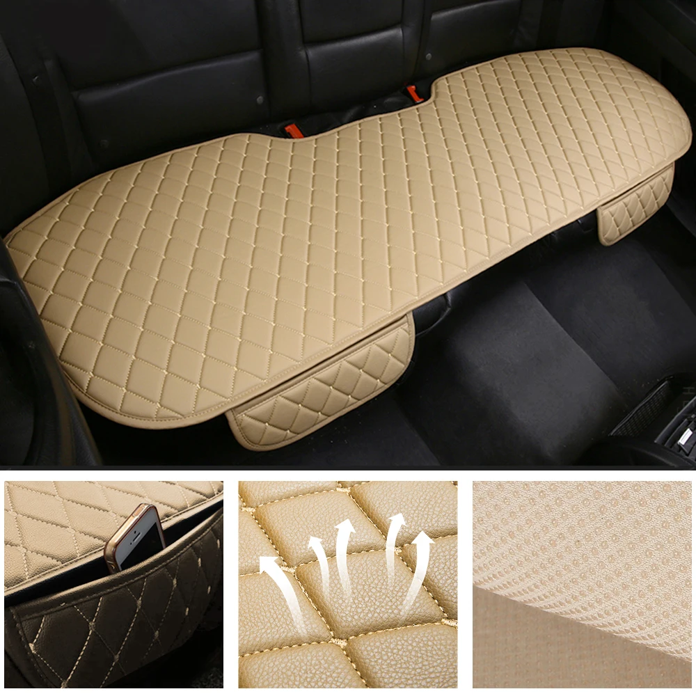 

1PC Leather Rear Car Seat Cushion Cover For KIA Rio Niro K3 K5 Soul Ceed Cerato Forte Sportage Optima Proceed Sorento Carens