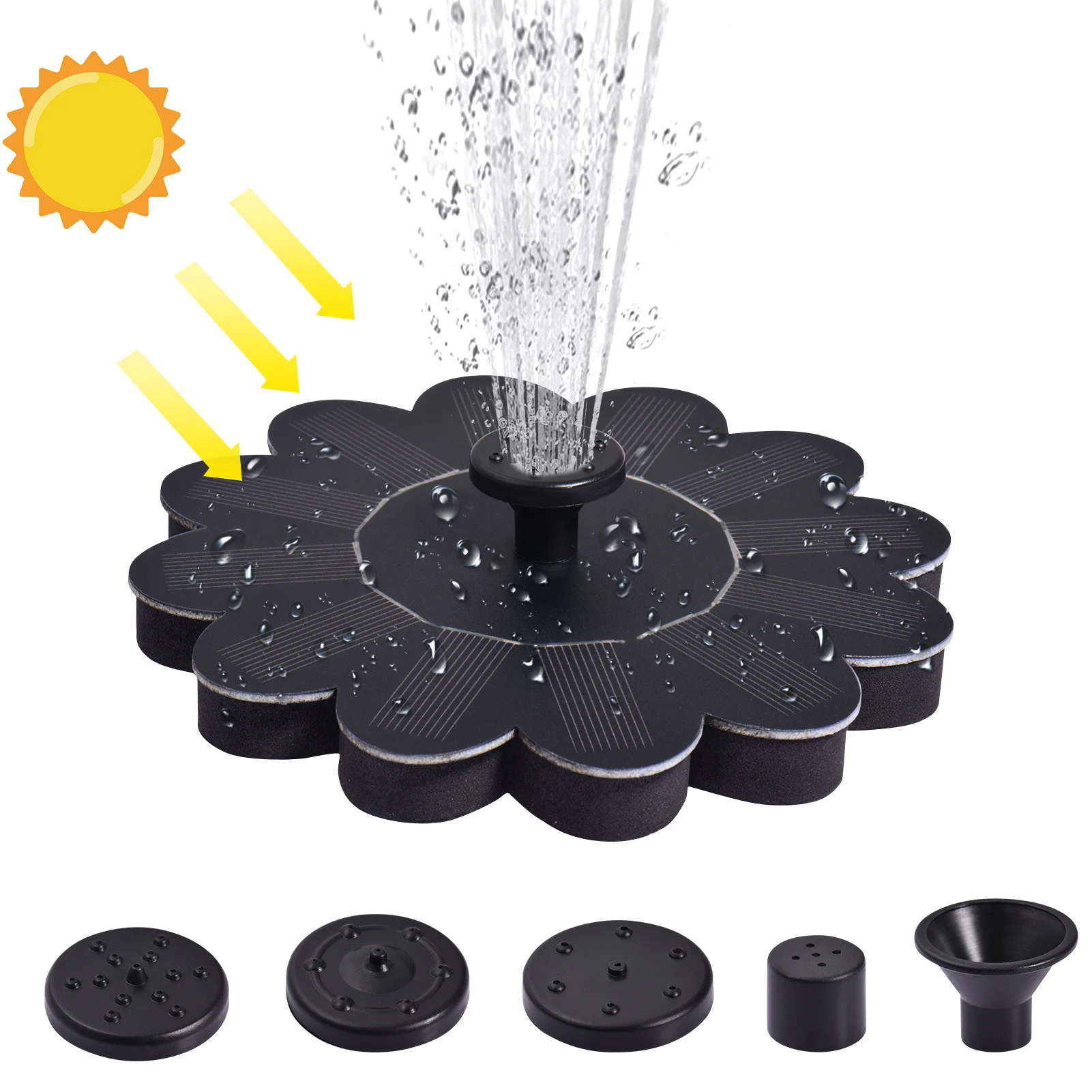 Mini Solar Power Fountain Garden Pool Pond 30-45cm Outdoor Solar Panel Bird Bath Floating Water Fountain Pump Garden Decor
Mini Solar Power Fountain Garden Pool Pond 30-45cm Outdoor Solar Panel Bird Bath Floating Water Fountain Pump Garden Decor