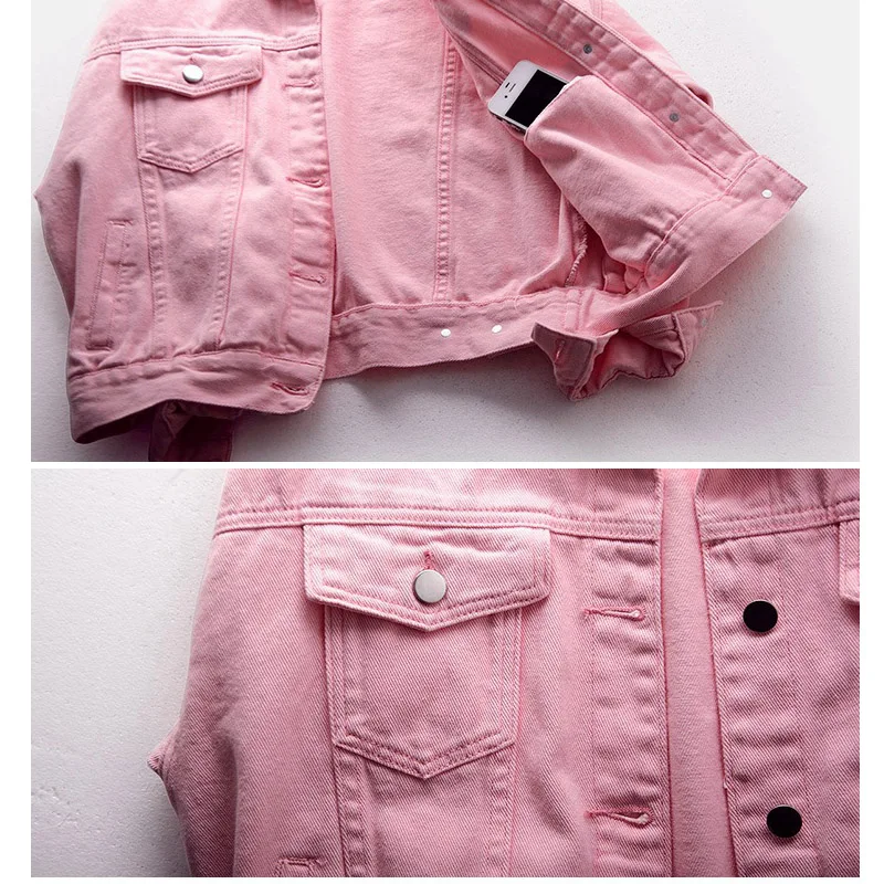 Women Jackets 2021 New Spring outwear denim coat Solid turn down collar cotton jacket for female plus size S-3XL
Women Jackets 2021 New Spring outwear denim coat Solid turn down collar cotton jacket for female plus size S-3XL